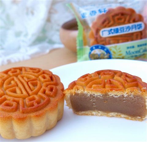 麦香轩广式绿豆沙月饼