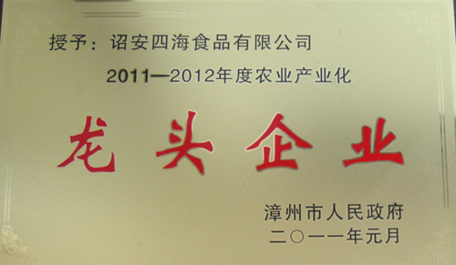 11年漳州市龙头企业