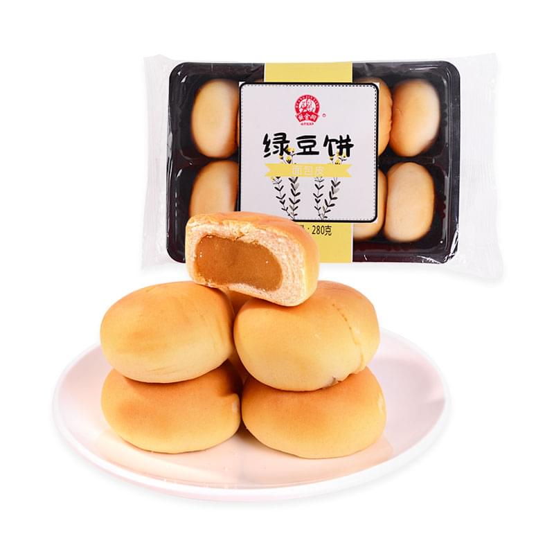 黄金兴绿豆饼（面包皮）